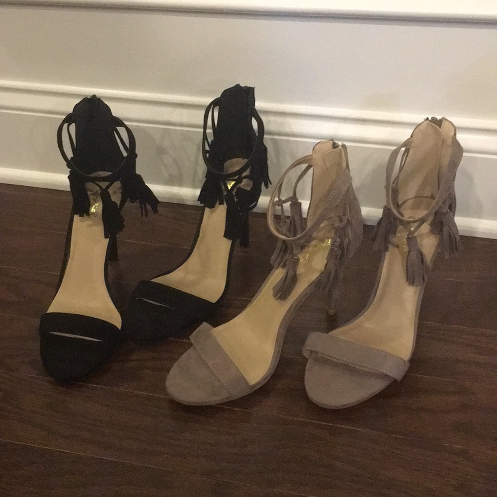 NEW Qupid Heels, Bundle of 2! Size 8